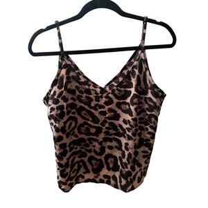 NWOT SHEIN Leopard Print Blouse Size M